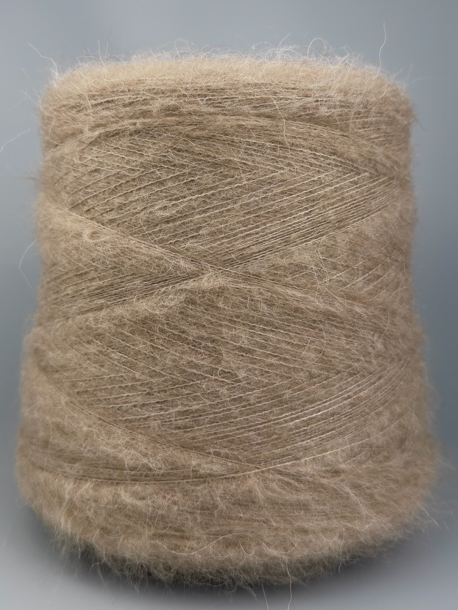 Manifattura Lane Pucci Alpaca 1/9000 – Flauschgarn (Garzato) mit Alpaka, Acryl col. Taupe (9242) foto 2
